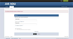 Desktop Screenshot of jussoliforums.com